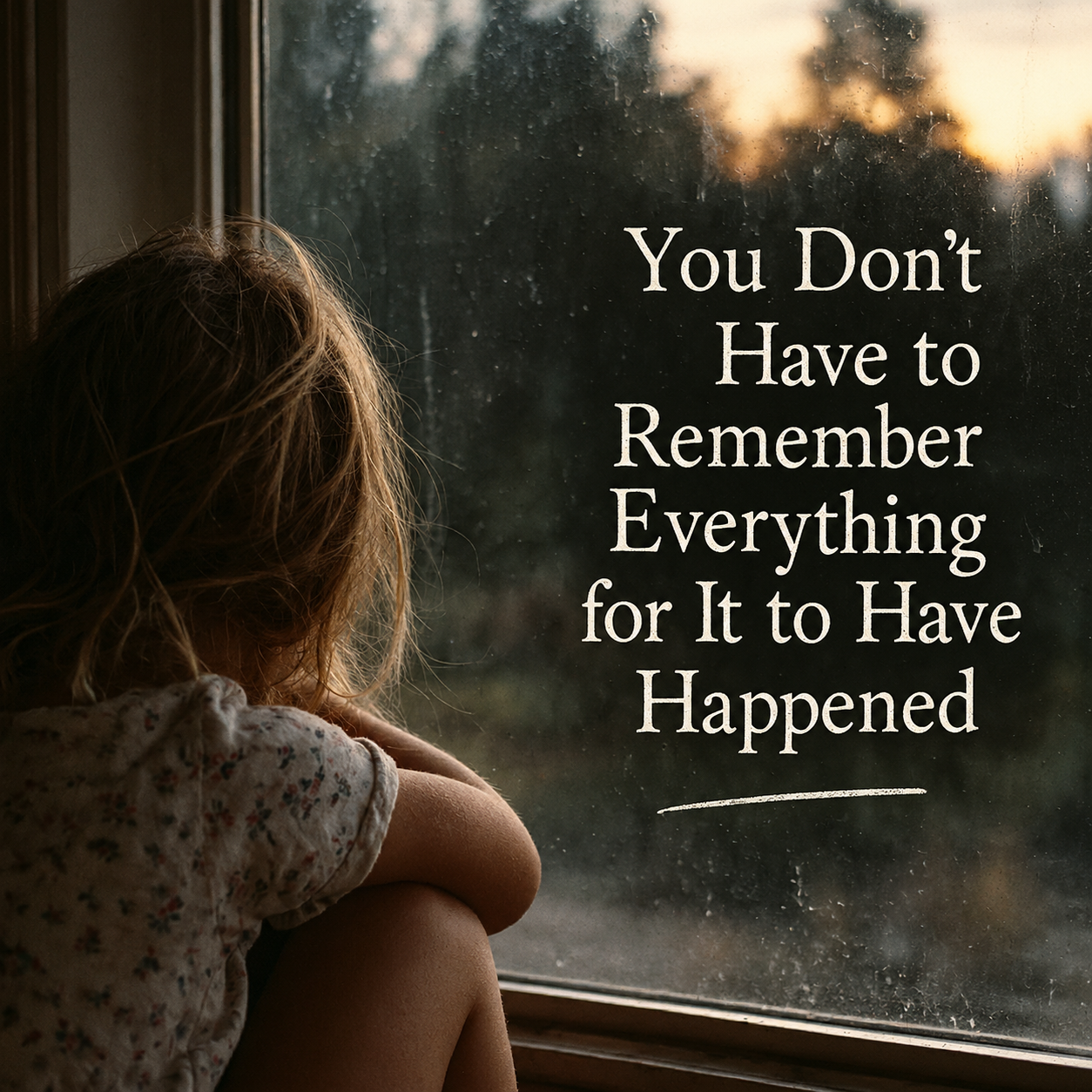 You Don’t Have to Remember Everything for It to Have Happened